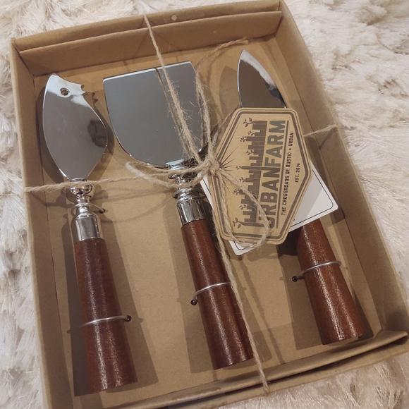 Thirstystone 3 piece cheese knife set urban rustic - Picture 2 of 2